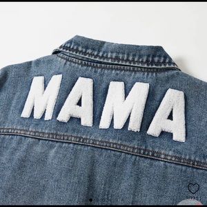 Mama Jean jacket only match with mini baby jacket
